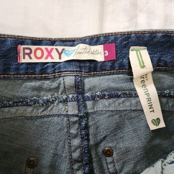 NWT Roxy Limited Edition Bamboo/ Cotton Low-rise Till Dawn Skinny Jeans size 3 - Picture 6 of 6